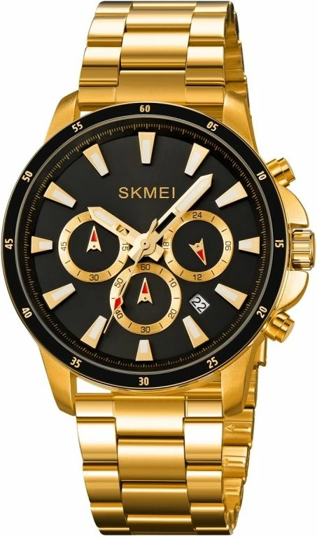 Orë dore për meshkuj Skmei, e zezë