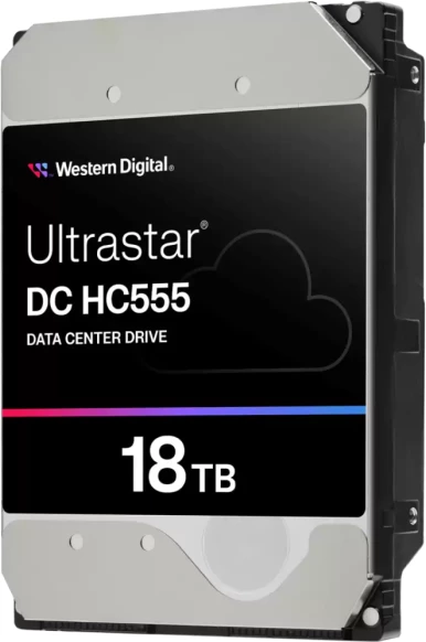 Disk i brendshëm HDD WD Ultrastar DC HC555 WUH722018CLE6L4 (0B48723) 18TB 3.5\" SATA 6Gb/s 7200rpm 512MB cache