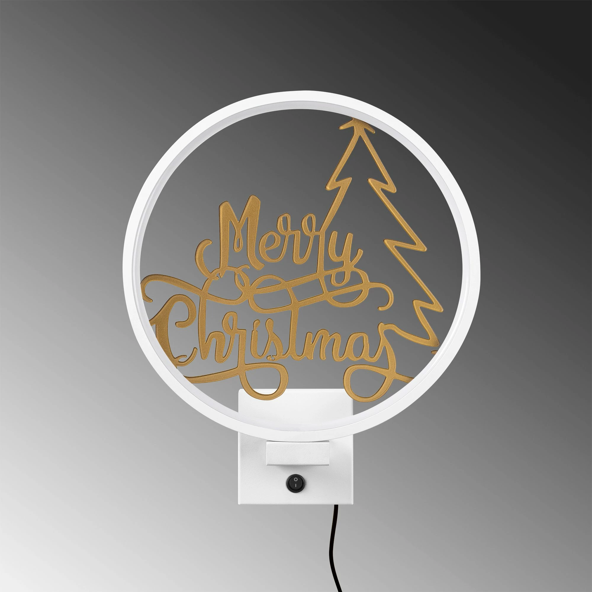 Llambë muri Opviq, XMAS26, e bardhë dhe e artë