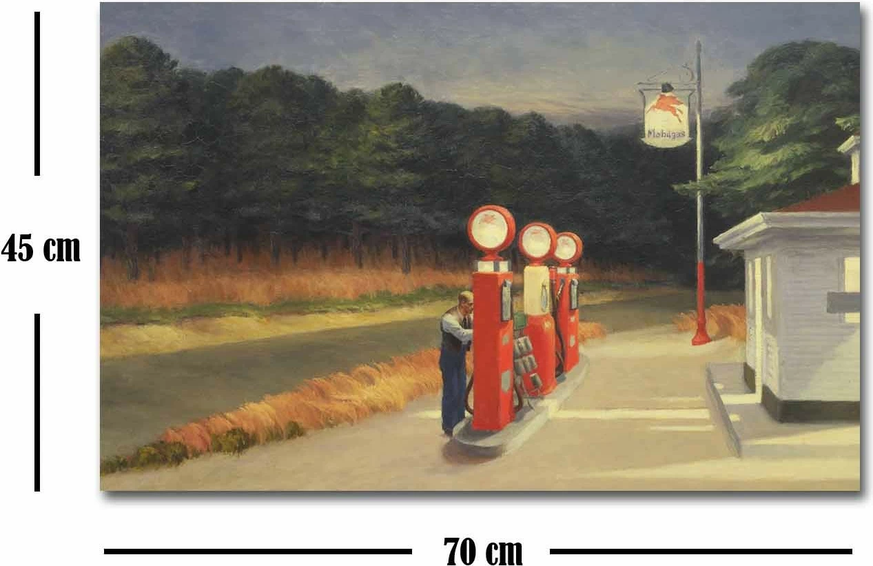Pikturë dekorative në kanavacë, Wallity FAMOUSART-052, shumëngjyrëshe, 45x70cm