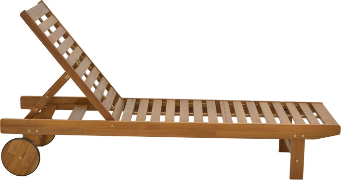Shezlong Weylar dru akacie natyral 60x193x30