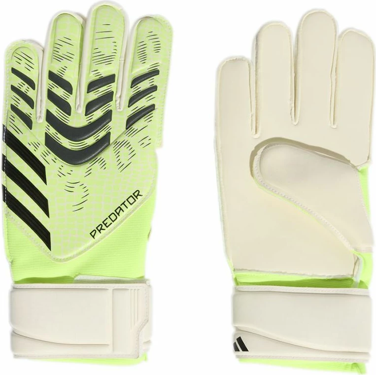 Doreza portieri adidas për meshkuj/femra, të bardha/verdha