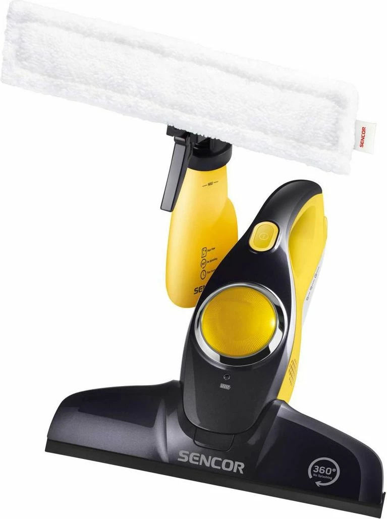 Pastrues xhamash Sencor SCW 3001YL, me bateri 3.6V, 20 min punë, i verdhë