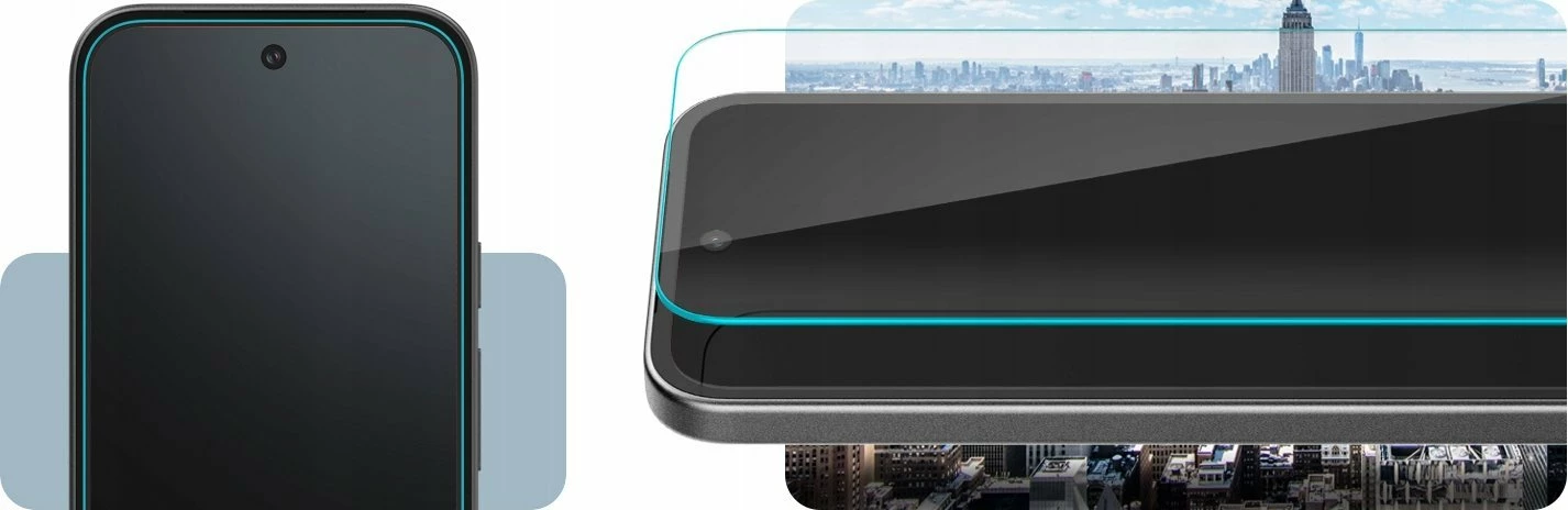 Xham i kalitur Spigen Glas.tR EZ Fit për Google Pixel 9A 9H 0.58mm i tejdukshëm, 2 copë
