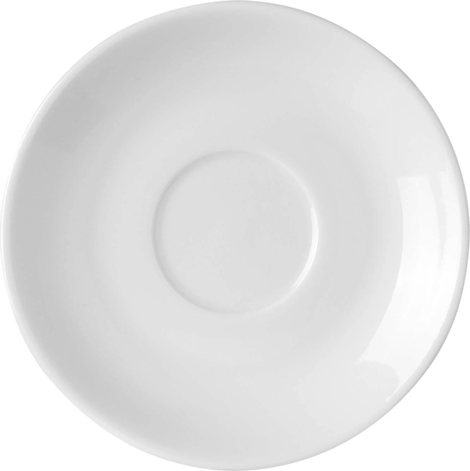 Pjatë nën filxhan espresso Fine Dine Pure Bianco 100 mm, e bardhë, set 12 copë