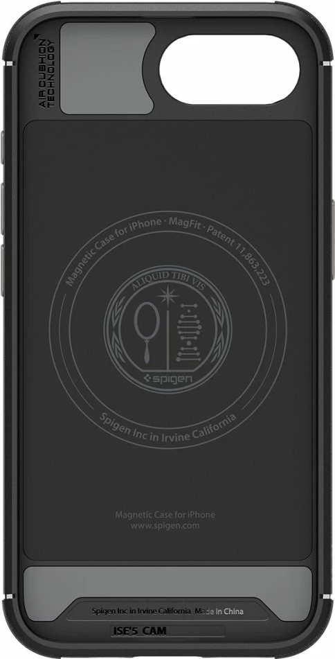 Mbështjellës Spigen Core Armor MagSafe për iPhone 16e, i zi