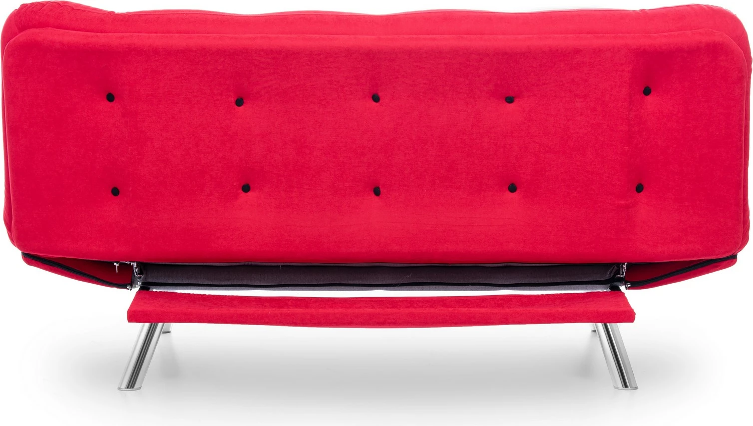Divan-krevat 3 vendësh, Atelier del Sofa, Misa Sofabed, i kuq