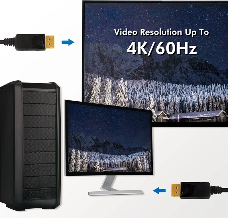 kabel LogiLink DisplayPort v1.2 3.0m M/M 4K/60Hz