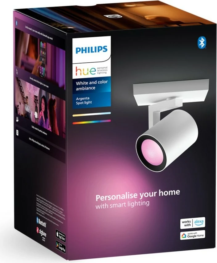 Spot ndriçimi i mençur Philips Hue Argenta 1x4.2W, LED, bardhë