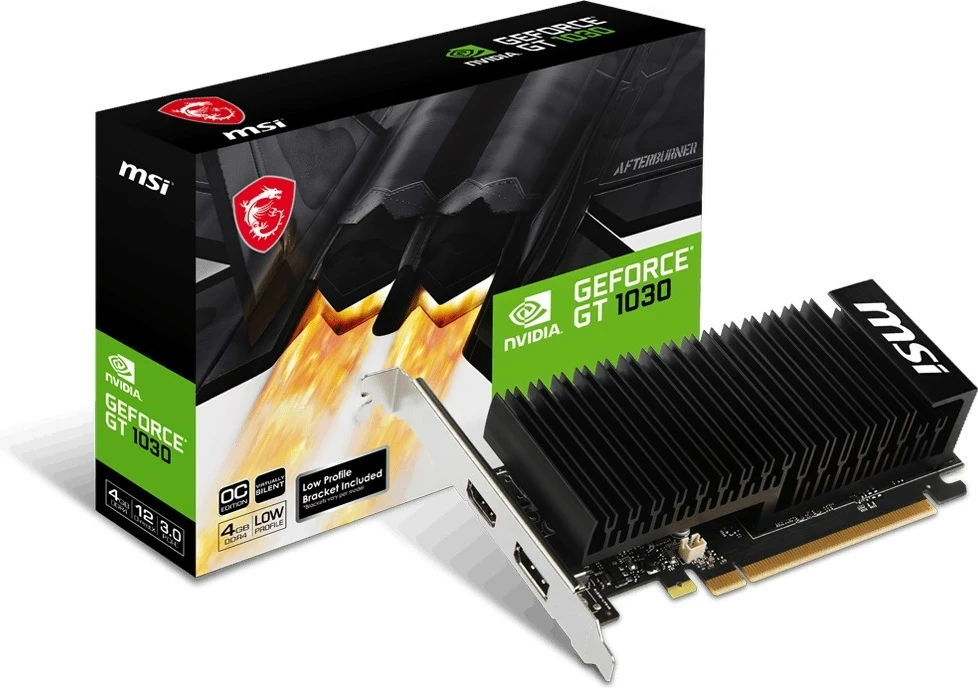 Kartelë grafike MSI GeForce GT 1030, 4 GB GDDR4