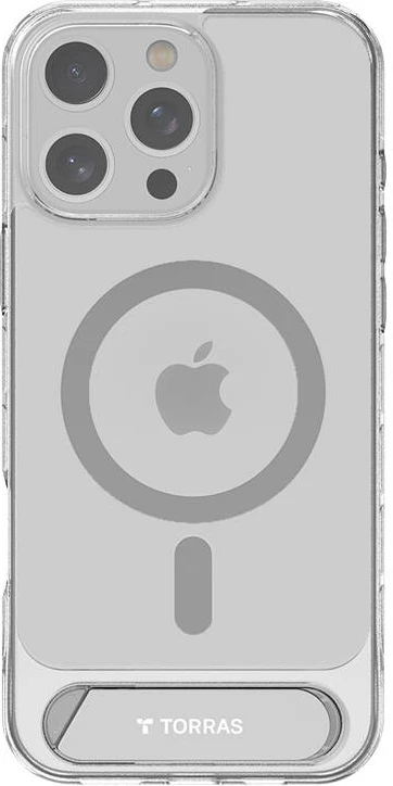 Mbështjellës Torras Pstand për iPhone 16 Pro Max, transparent