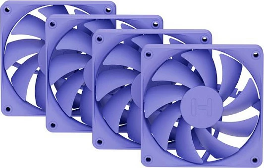 Ventilator kasë HYTE FA12, 120 mm, paketë 4 copë, lila
