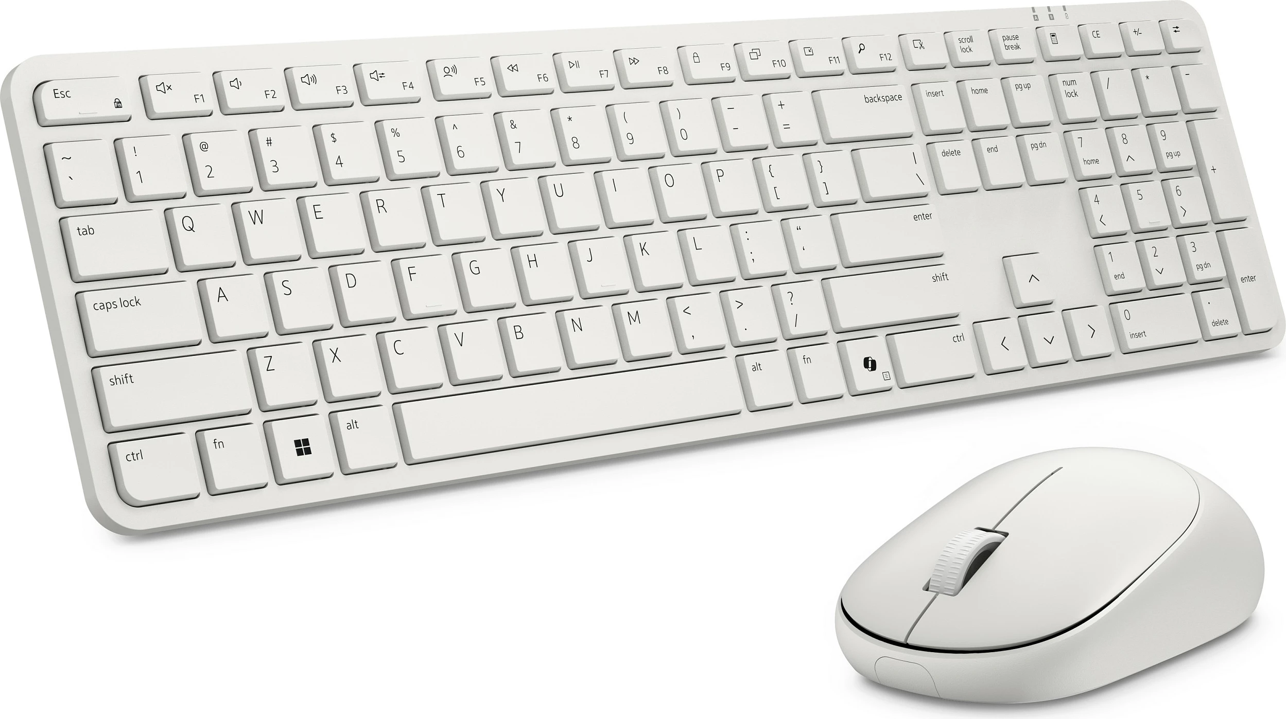 Set tastierë dhe maus DELL Pro 5 KM526, wireless RF 2.4GHz, QWERTZ gjerman, 6000 DPI, e bardhë