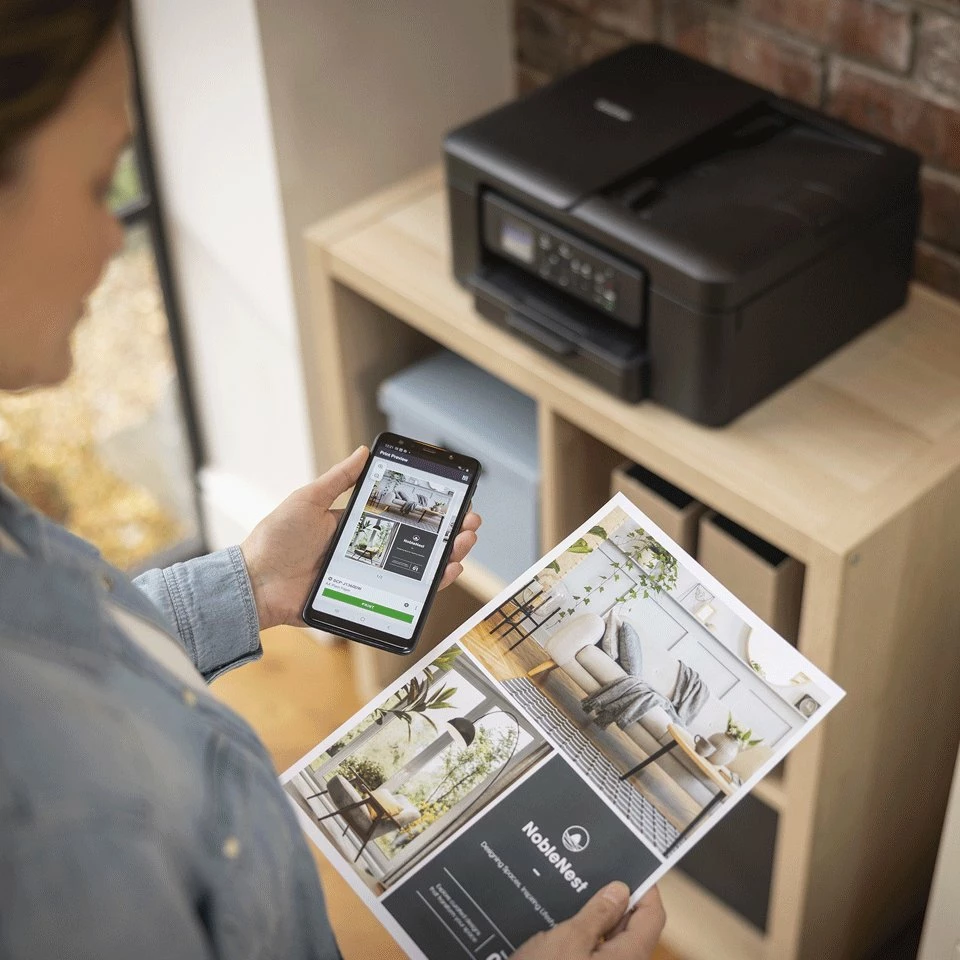 Pajisje multifunksionale inkjet Brother DCP-J1360DW (DCPJ1360DWRE1), A4, Wi‑Fi, duplex, ADF 20 fletë, e zezë
