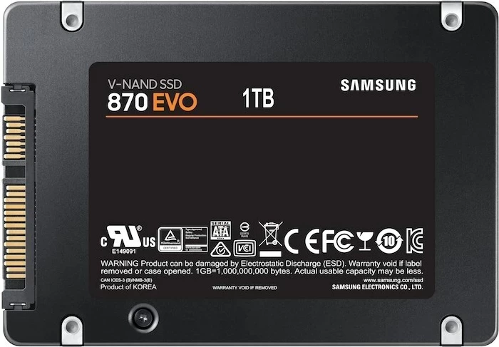 SSD Samsung 870 EVO 1TB, 2.5", SATA III, i zi
