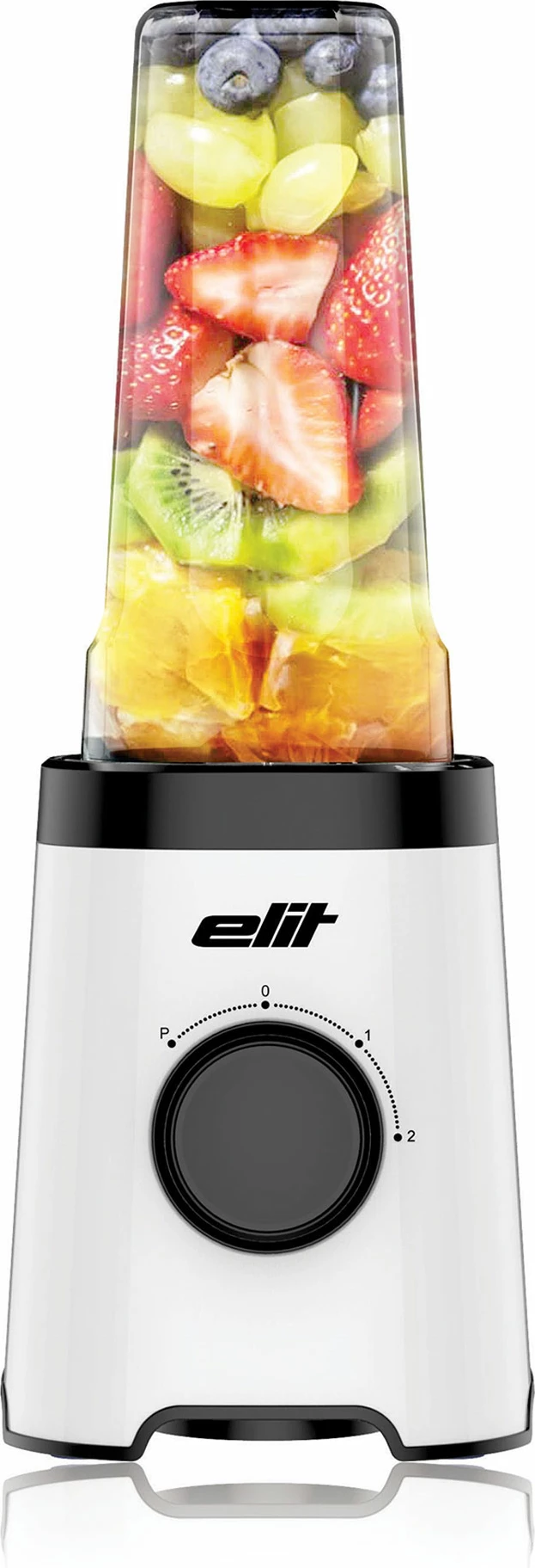 Blender smoothie Elit Fresh&GO BSM-24 320W, 2x shishe 600 ml, i bardhë 6