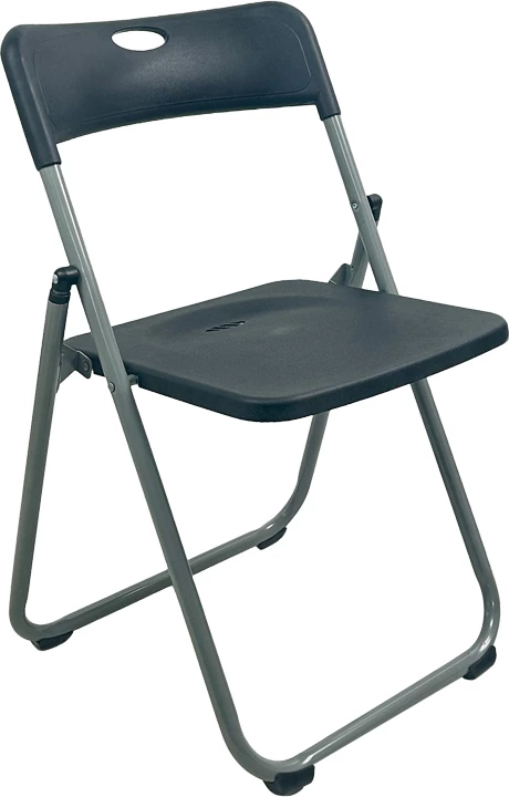 Karrige palosëse Edison, e zezë, 38x49x73cm