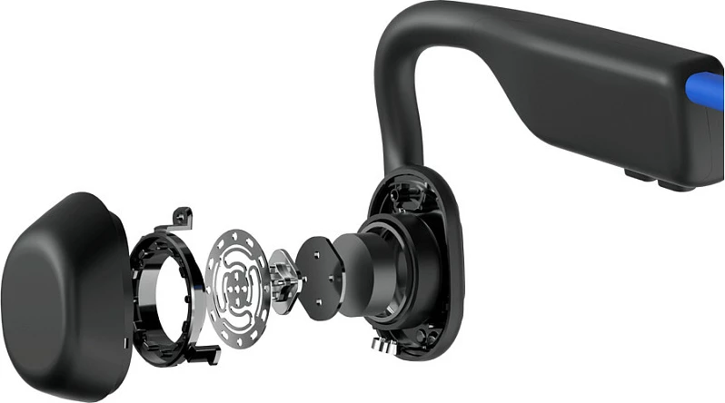Kufje Shokz OpenMove, bone conduction, Bluetooth 5.1, IP55, 6h bateri, të kaltra 3