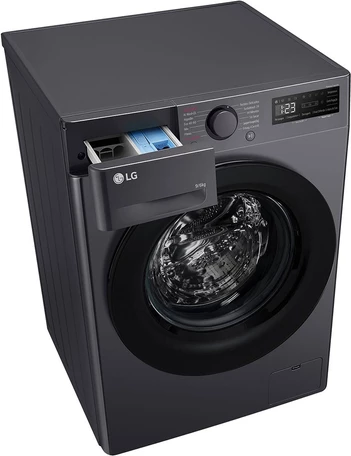 Lavatriçe me tharëse LG F4DR509SBM 6 kg 1360 RPM e zezë