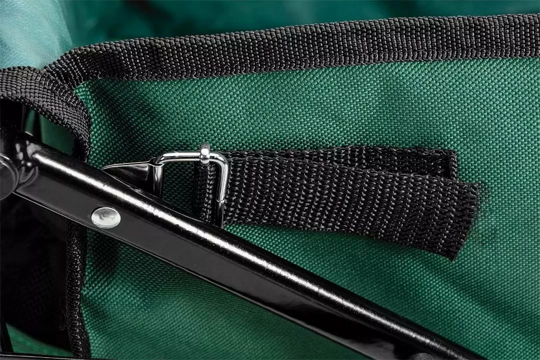 Karrocë kopshti palosëse Neo 84-405, 80 kg, 4 rrota, 600D najlon, e gjelbër