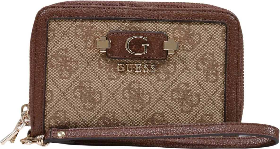 Portofol për femra Guess Coleen Logo SML Zip SWSG97 49164, latte