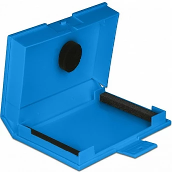 Kuti mbrojtëse DeLOCK për HDD 3.5", plastike, 112x162x31 mm, blu