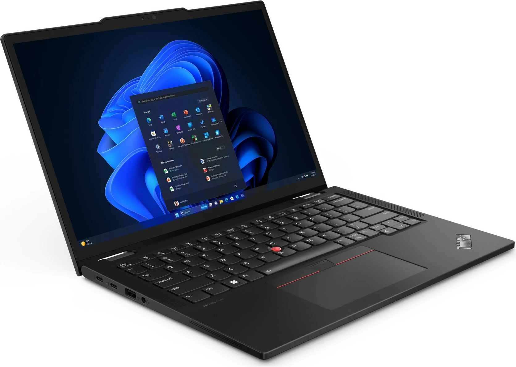 Laptop Lenovo ThinkPad X13 2-in-1 Gen 5, Intel Core Ultra 5, 32 GB, 1 TB, Ekran 13.3", Ngjyrë e zezë