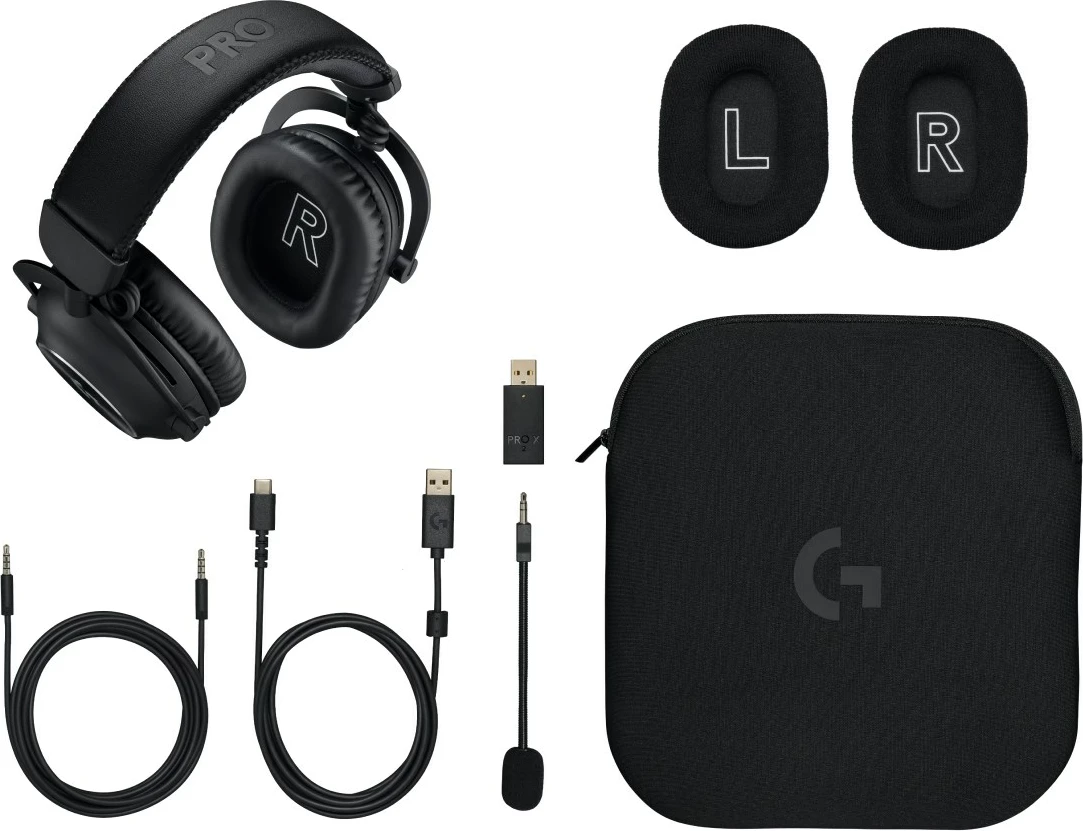 Kufje gaming Logitech G 981-001263 wireless, Bluetooth, 7.1 Surround Sound, e zezë