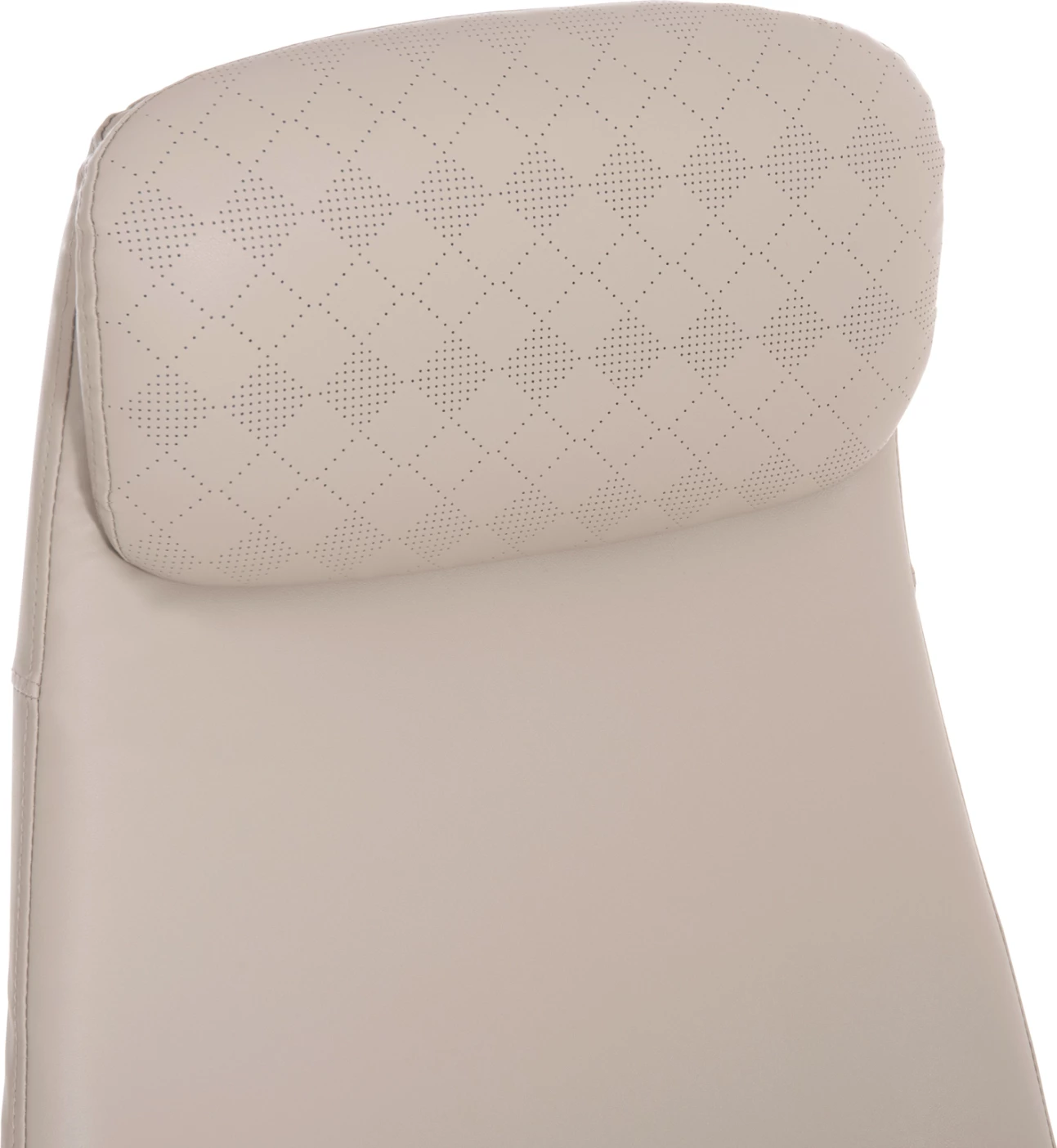 Karrige zyre SONTY, lëkurë sintetike gri e çelët, bazë kromi, FH18354.10, 64x68x125cm