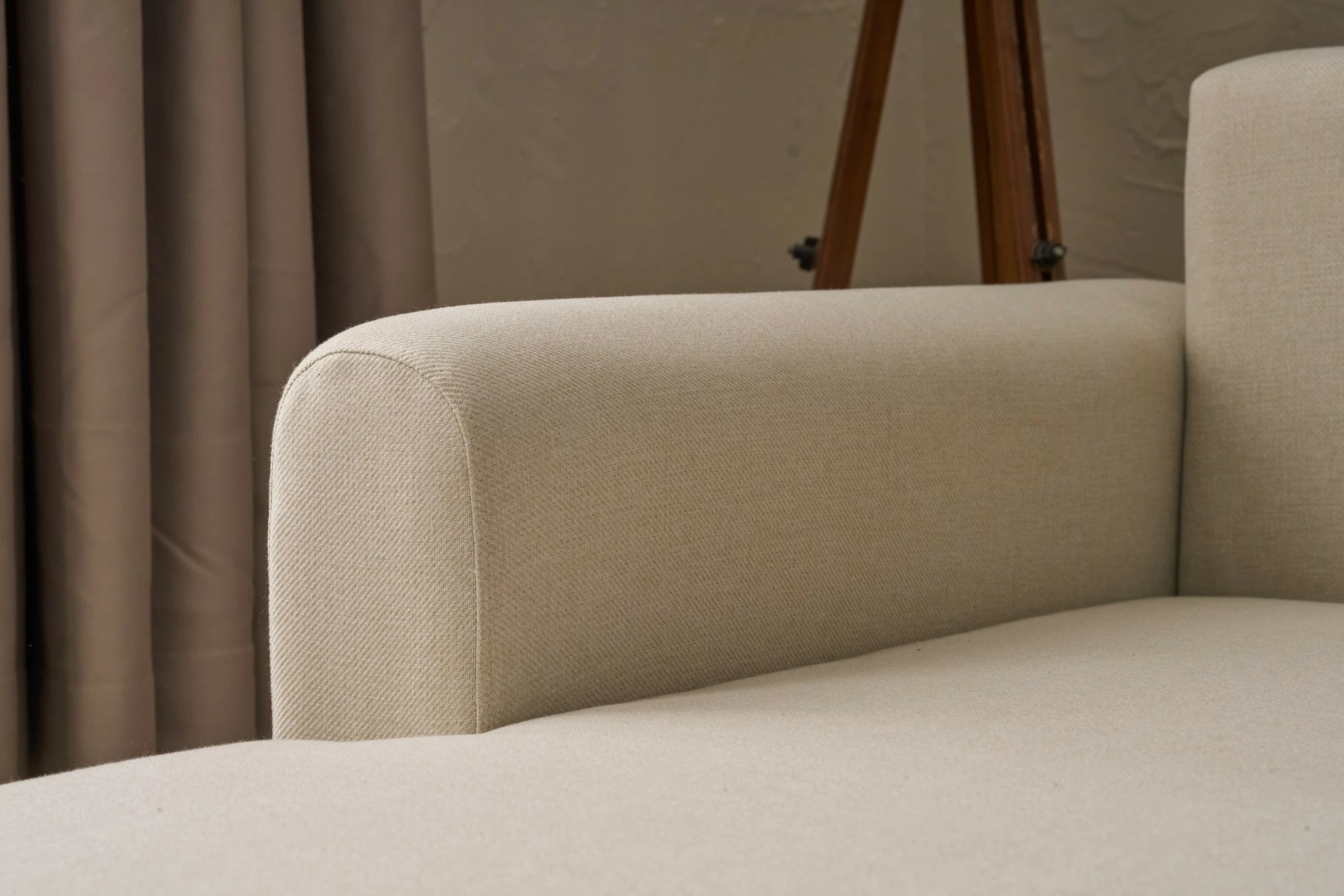 Kënd divan-krevat Atelier del Sofa, Mane majtas, krem