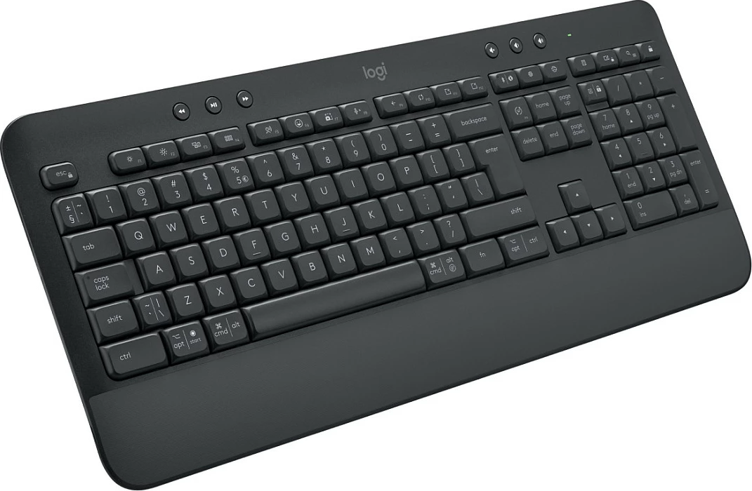 Tastierë Logitech SIGNATURE K650, wireless, Bluetooth, full-size, QWERTY, graphite