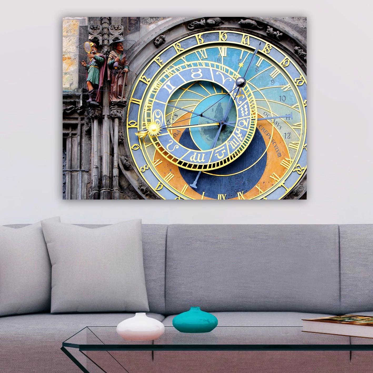 Pikturë dekorative në kanavacë, shumëngjyrëshe, 70x100cm, 225979597_70100