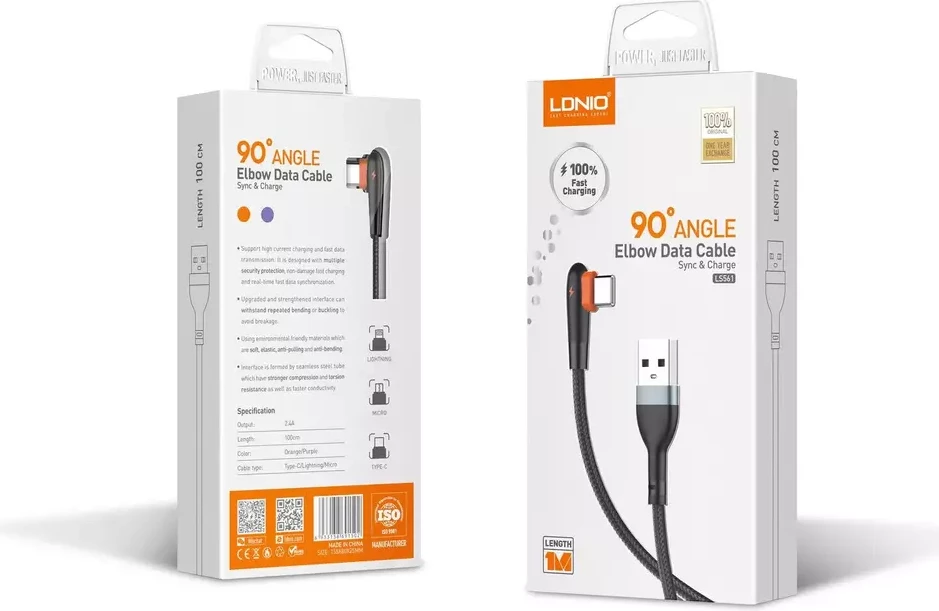 Kabllo E Karikimit LDNIO LS561 (Hiri, 2m)