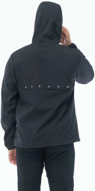 Jakne softshell për meshkuj Fitanu FARISE, e zezë