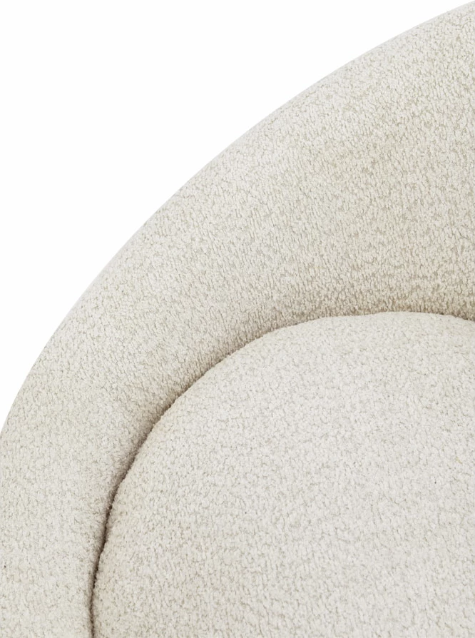 Fotelje rrotulluese Softy, krem, 80x80x77