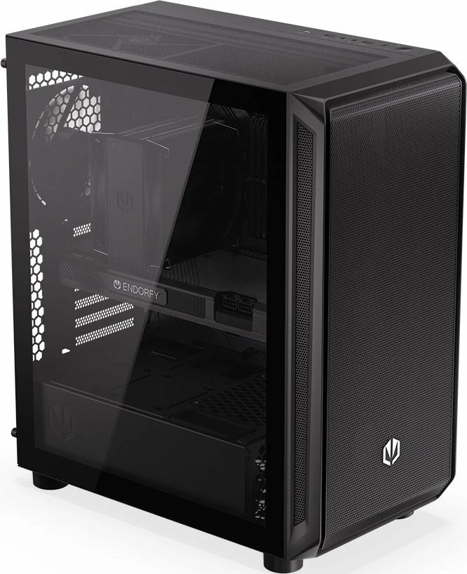 Kasë Endorfy Arx 500 Air (EY2A010), Midi Tower ATX, 5x 140mm PWM, xham i kalitur, e zezë