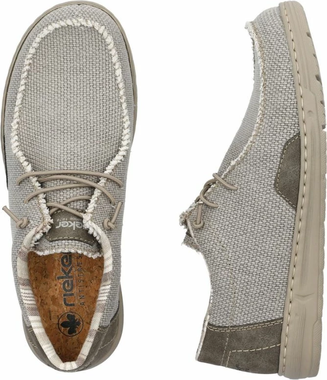 Atlete të ulëta meshkuj Rieker 08600-63, gri