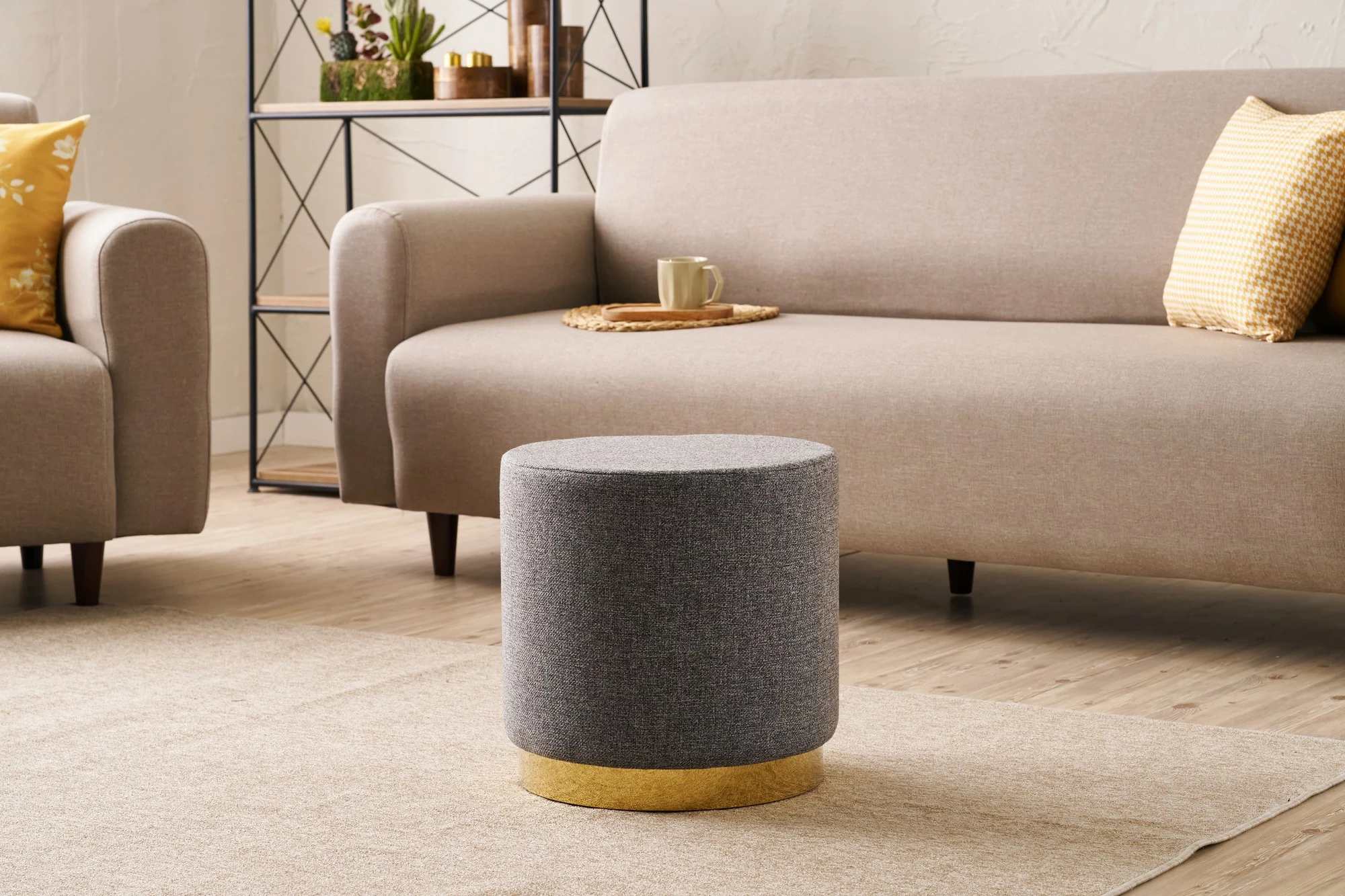 Puf Atelier del Sofa, Göcek, antracit