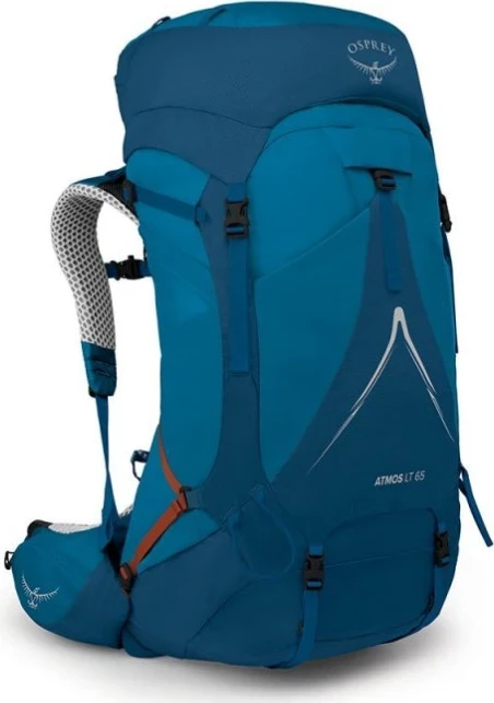 Çantë shpine për trekking Osprey Atmos AG LT 65, blu deti L/XL