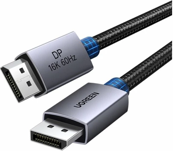 Kabllo DisplayPort Ugreen DP131 DP 2.1 0.5 m 80Gbps 16K@60Hz
