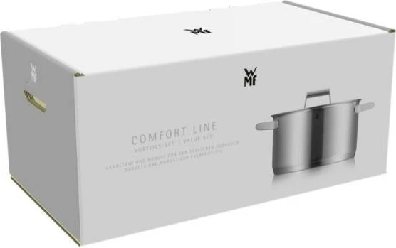 Tenxhere gatimi, WMF, Comfort Line 07 3255 6040 (WMF3255), argjendtë, set 5 copë