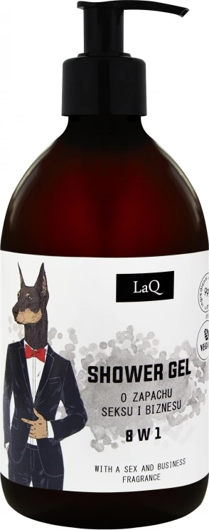Xhel dushi për meshkuj LaQ Doberman Sex and Business, 500ml