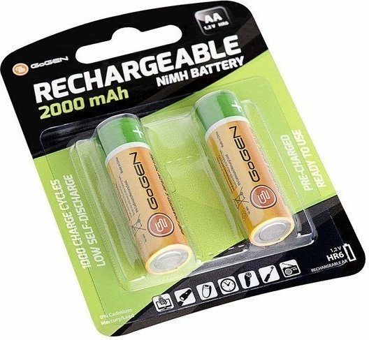 Bateri GoGEN Rechargable Battery AA, HR06, 200