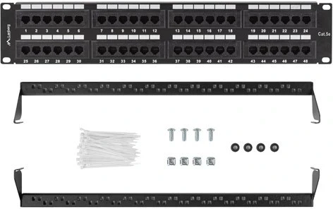 Patch Panel Lanberg, PPU5-2048-B