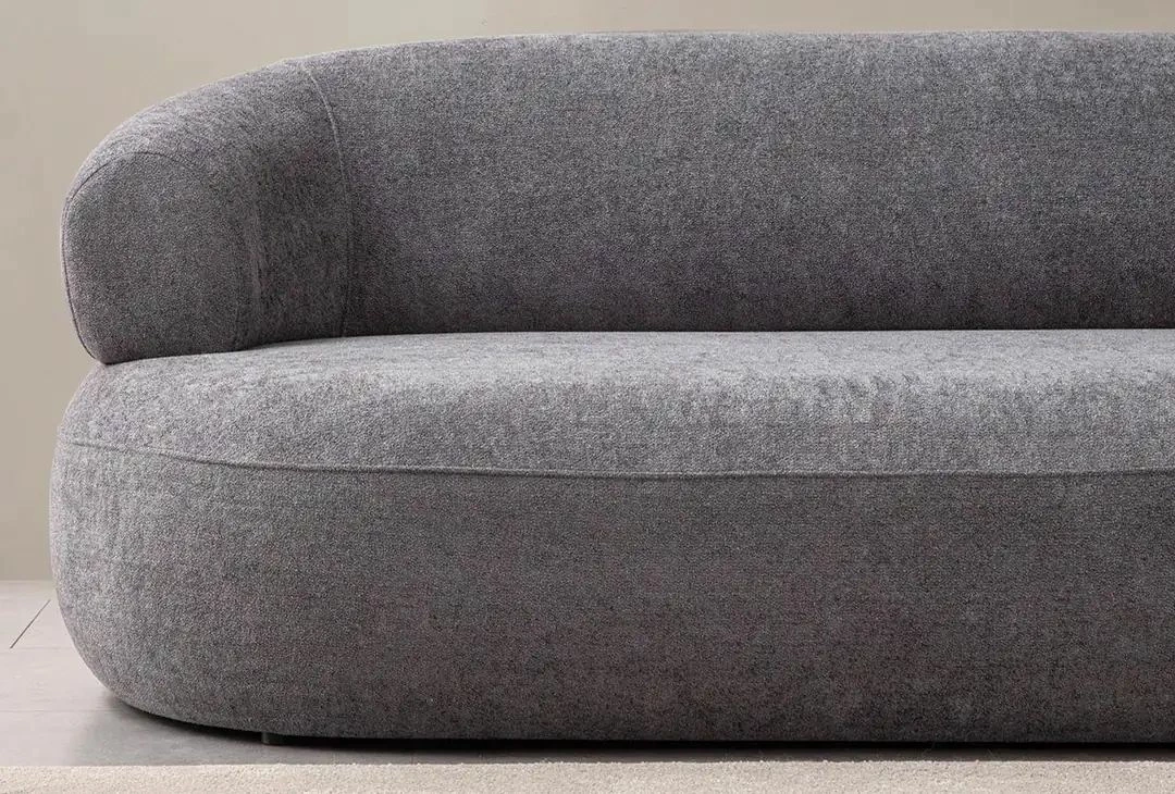Divan treshe Atelier del Sofa, Roma, ngjyrë gri e errët