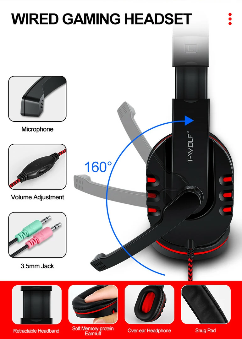Set 4 në 1 T-Wolf TF800