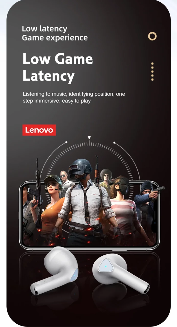 Dëgjuese Lenovo LivePods LP80 PRO, të bardha