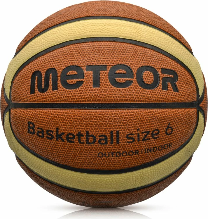 Top Basketbolli për fëmijë Meteor, ngjyrë kafe