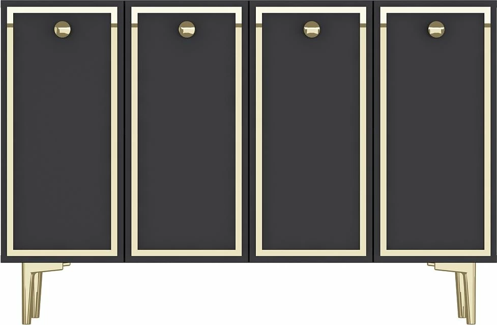 Konsol Skye Decor, anthracite, gold, 8161KM-1