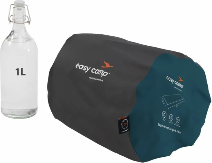 Dyshek vetëfryrës Easy Camp Skylark Mat Single 5.0 cm, kaltër